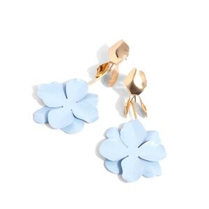 Blue Flower Earrings